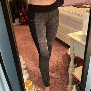 Athleta Girl, child’s size XL grey and black leggings